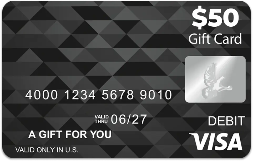 Bonus gift card