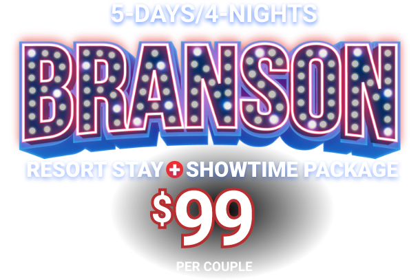 5-Day/4-Night Branson Getaway $99 Per Couple