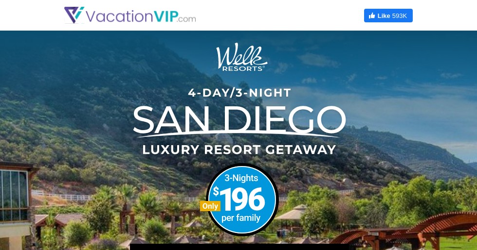 VacationVIP Welk Resorts San Diego